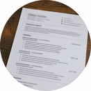 Resume blurred for privacy